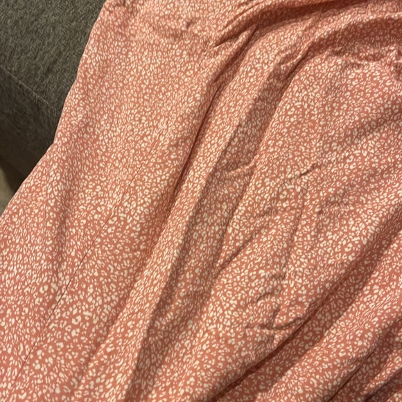 Midi skirt, pink leopard print size large - Picture 6 of 6
